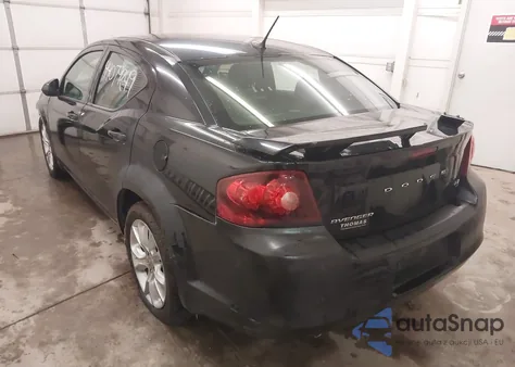 2013 Dodge Avenger R/T from USA, damaged, VIN 1C3CDZBG3DN576887